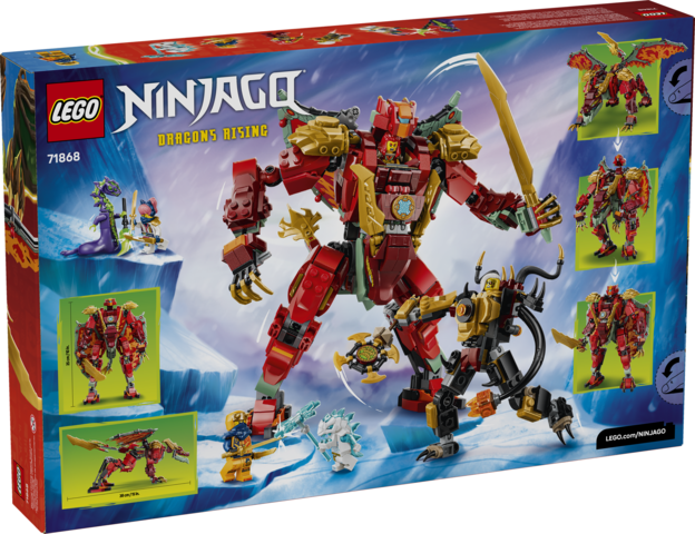 LEGO® NINJAGO Wyldfyre's Transforming Dragon Mech