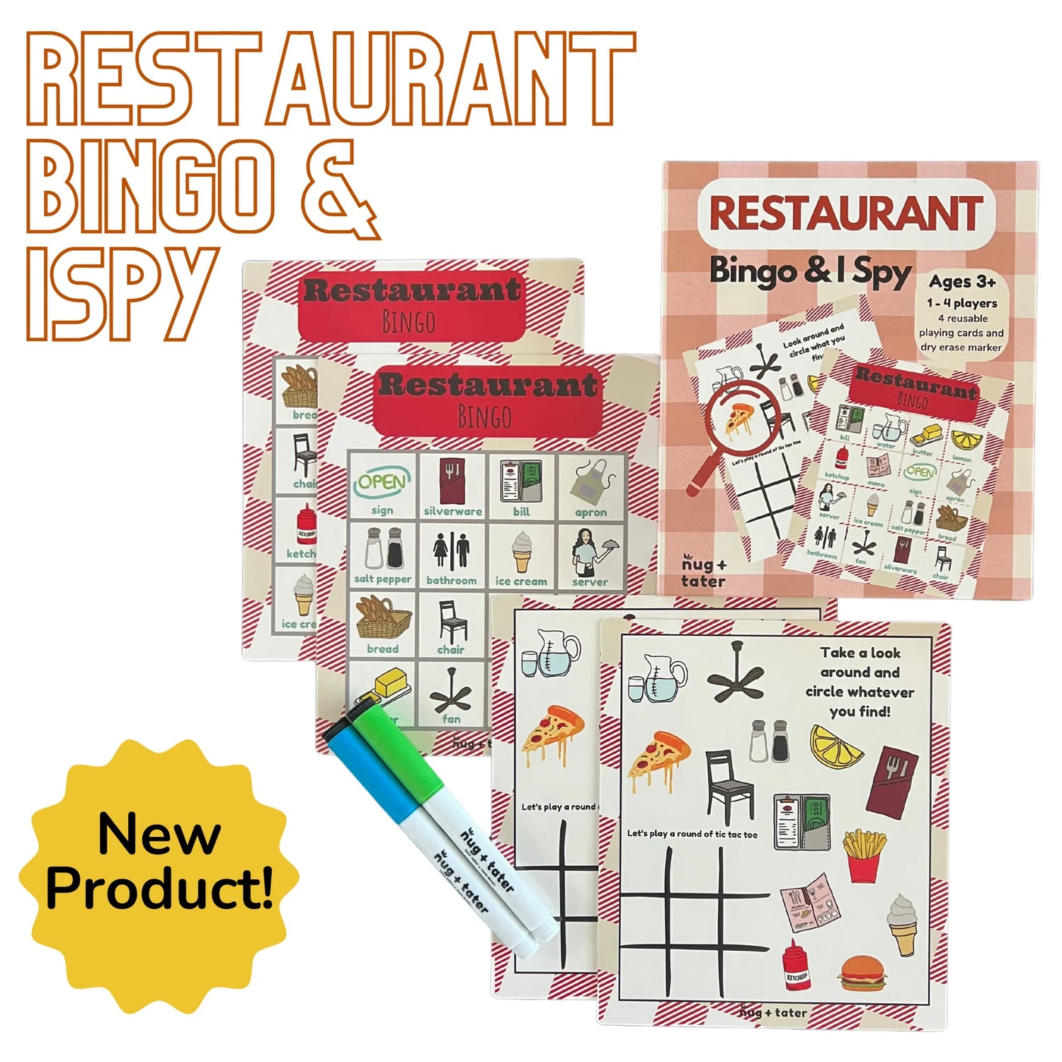 Restaurant Bingo I Spy