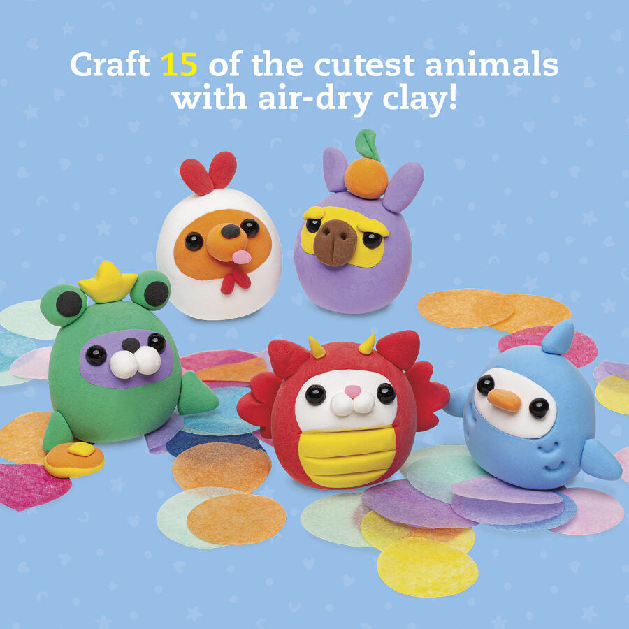 Klutz Animal Party Air Dry Clay Kit