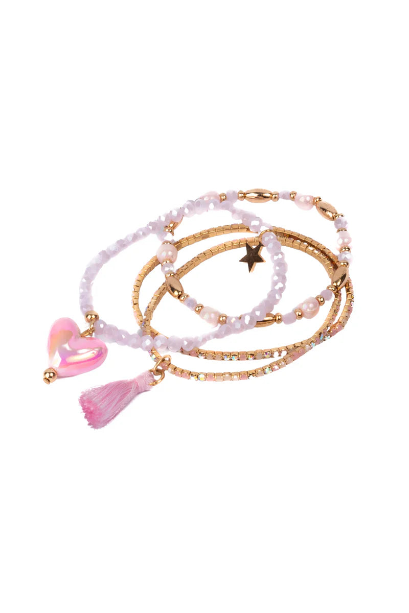 Boutique Luminescent Love Bracelet Set Great Pretenders