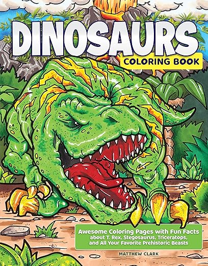 Dinosaurs Coloring Book