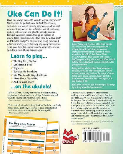 Kids Guide To Learning The Ukulele Book