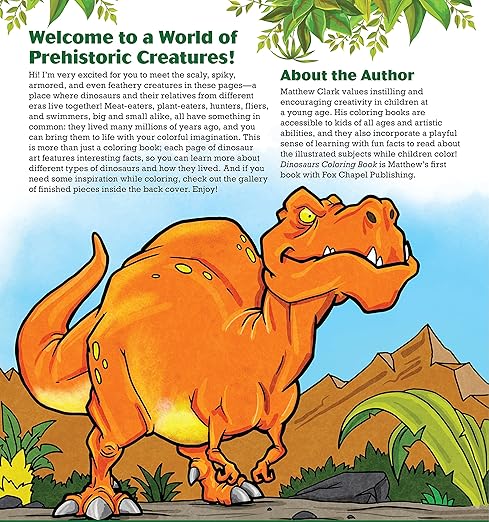 Dinosaurs Coloring Book