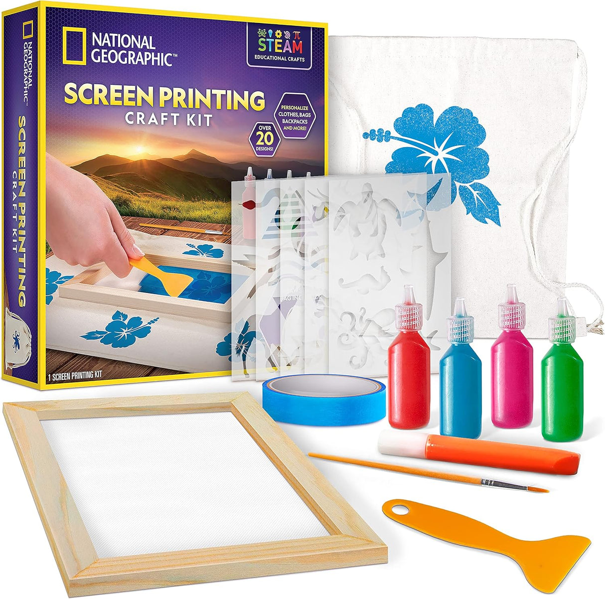 National Geographic Screen Printing Craft Kit