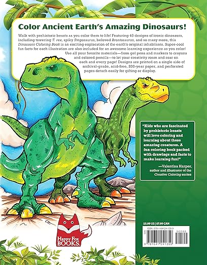 Dinosaurs Coloring Book