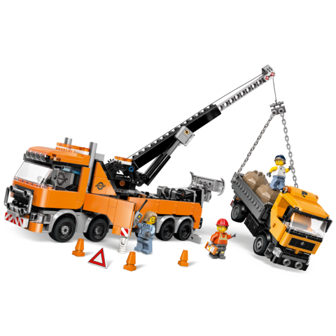 LEGO® City Heavy-Duty Recovery Tow Truck with Crane