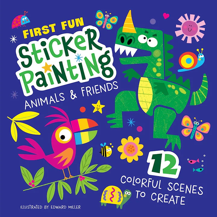 First Fun Sticker Painting Animals & Friends
