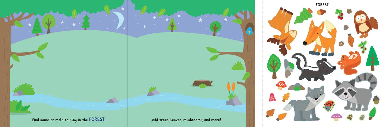 My First Sticker Book Animals