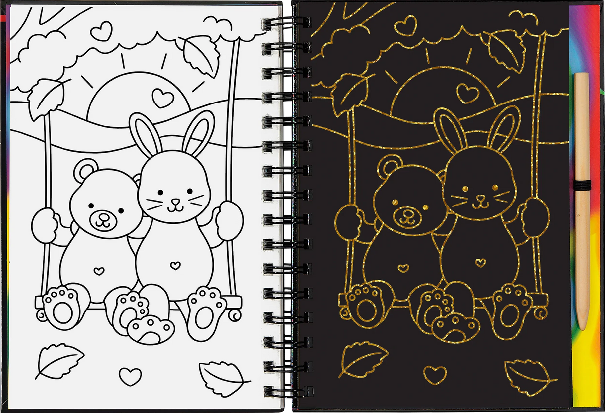 Scratch & Sketch Cozy Animals