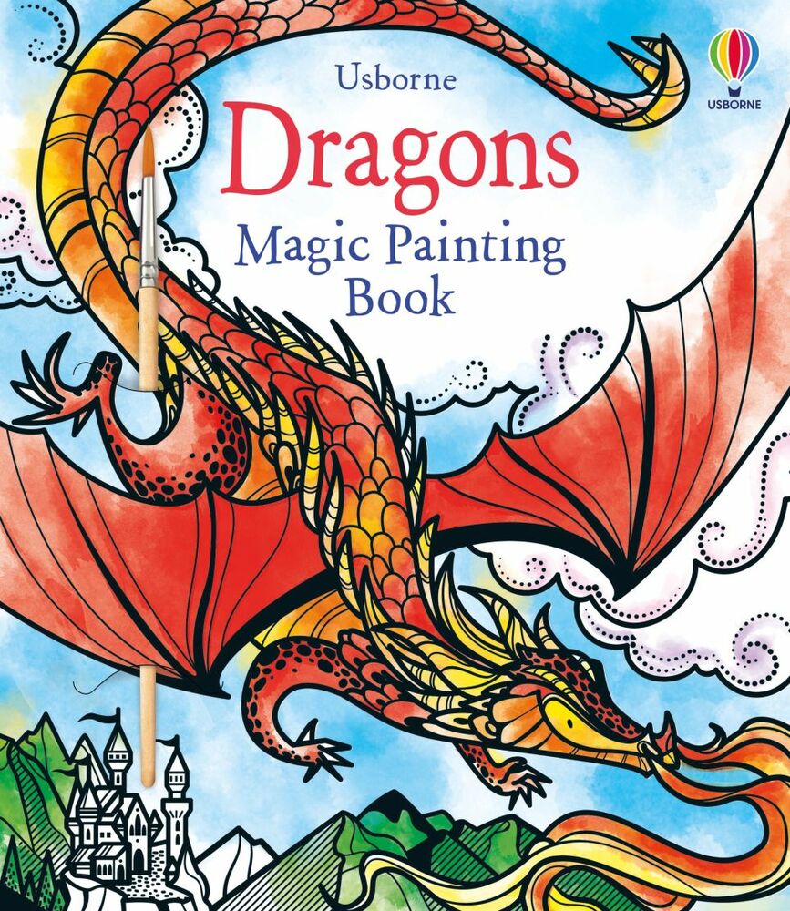 Magic Painting Book Dragons
