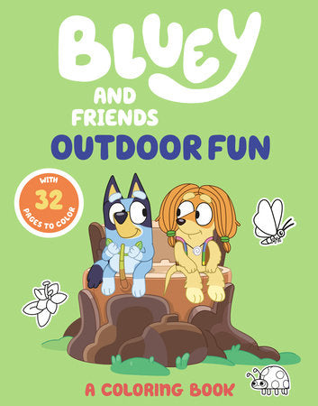 Bluey Outdoor Coloring Book
