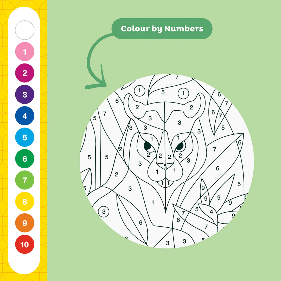 Color By Number The Tropics