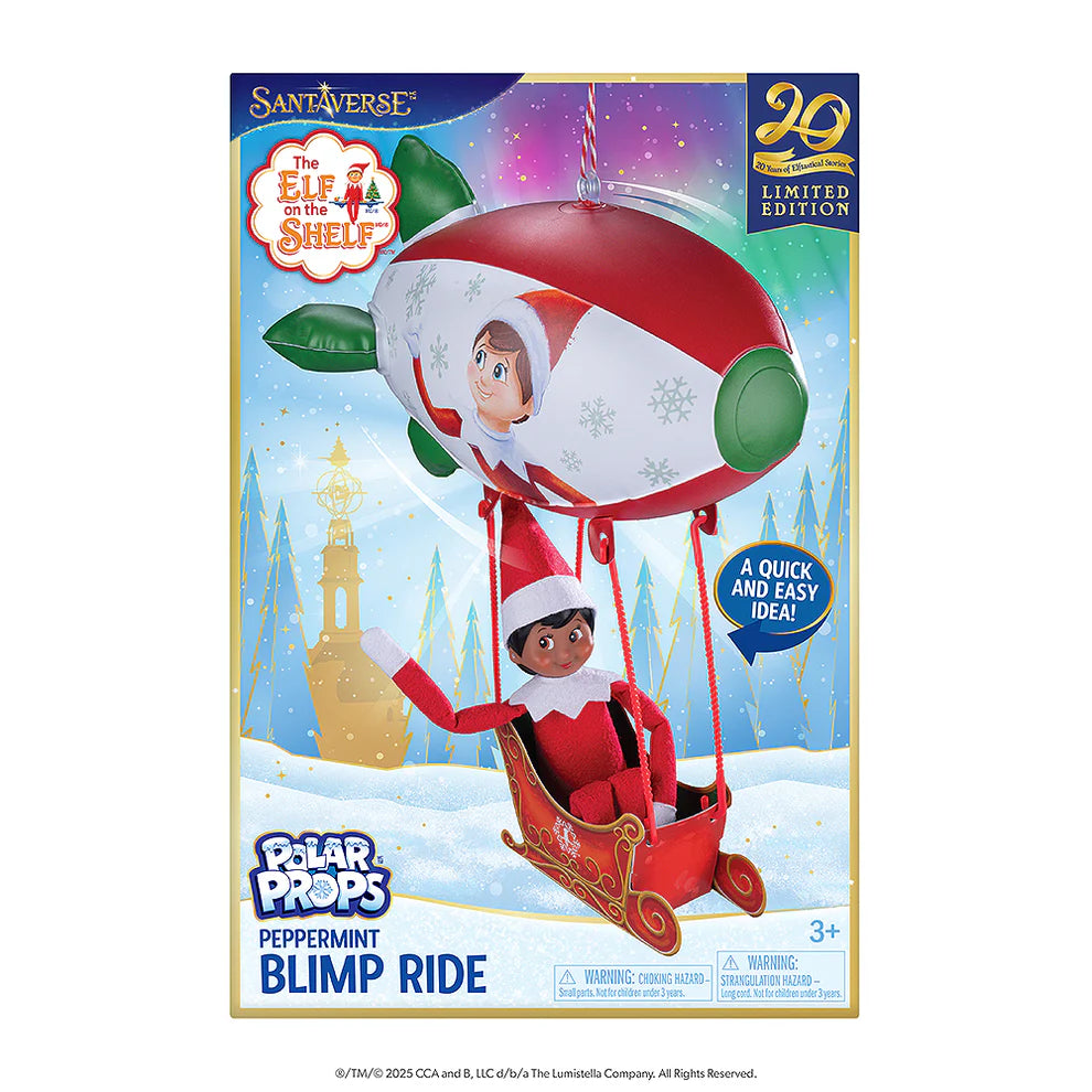 Elf on the Shelf Peppermint Blimp Ride