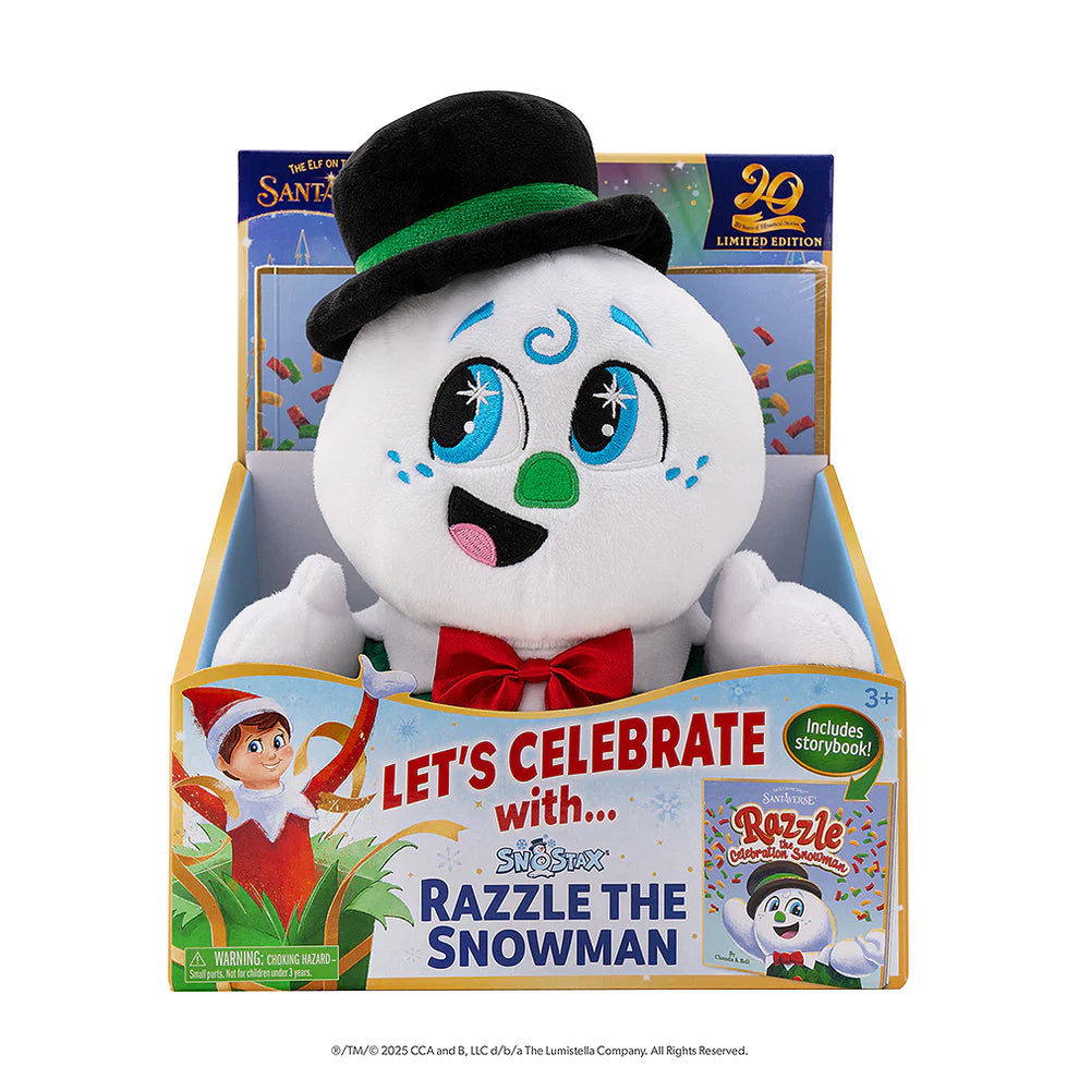 Snostax Razzle The Snowman & Book