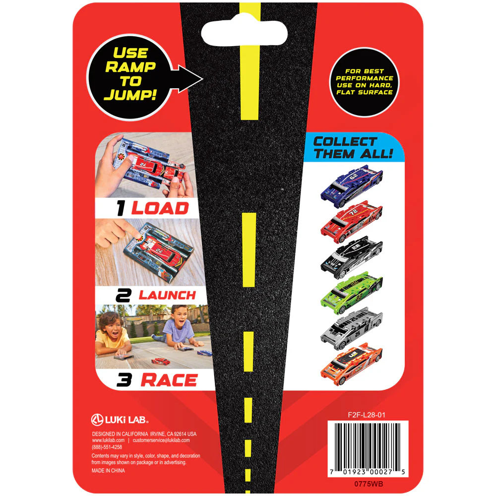 Blue Flat 2 Fast Card Racers