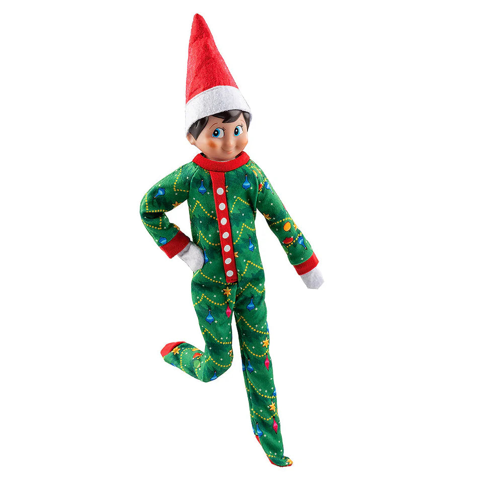 Elf on the Shelf Goodnight Sleep Bright PJs Claus Couture Outfit