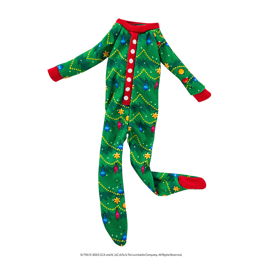 Elf on the Shelf Goodnight Sleep Bright PJs Claus Couture Outfit