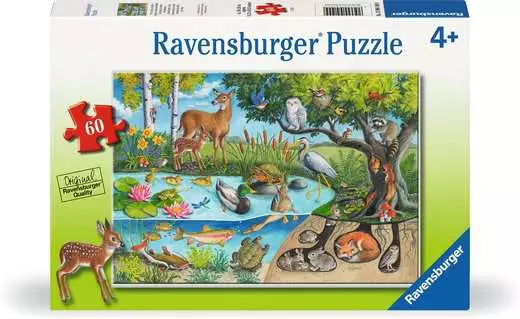 60 pc Animals Above And Below Puzzle