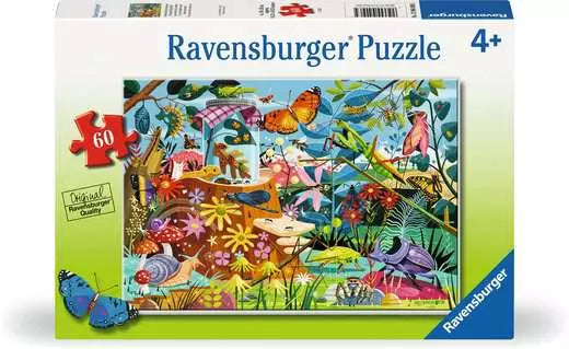 60 pc Backyard Bug World Puzzle