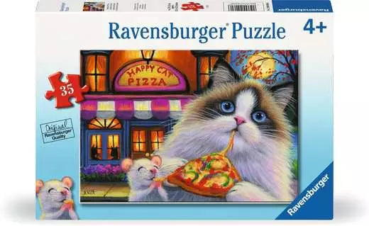35 pc Happy Cat Pizza Puzzle