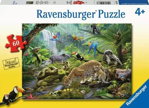 60 pc Rainforest Animals Puzzle