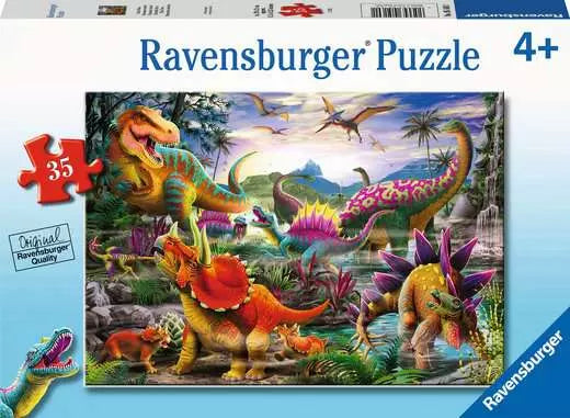 35 pc T Rex Terror Puzzle