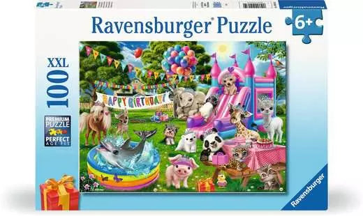100 pc Tiara Birthday Party Puzzle