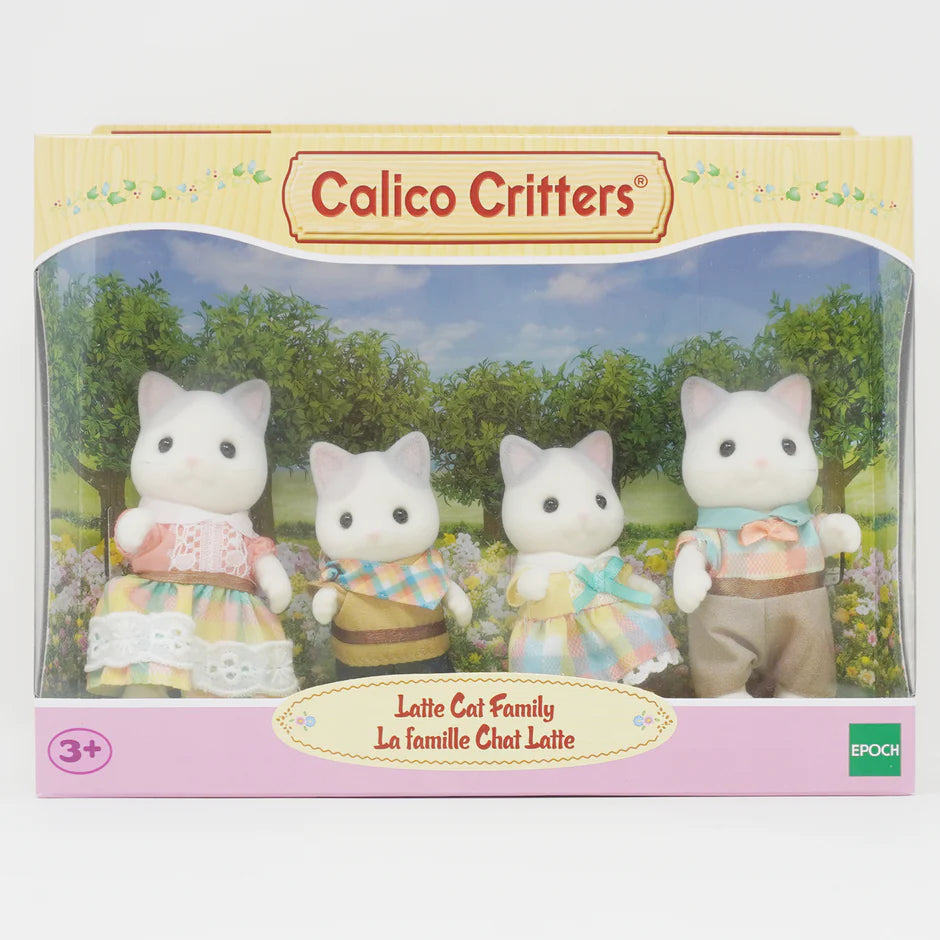 Calico Critters Latte Cat Family