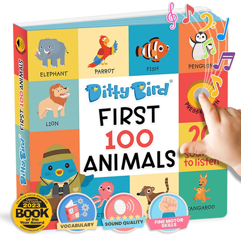 First 100 Animals Sound Book