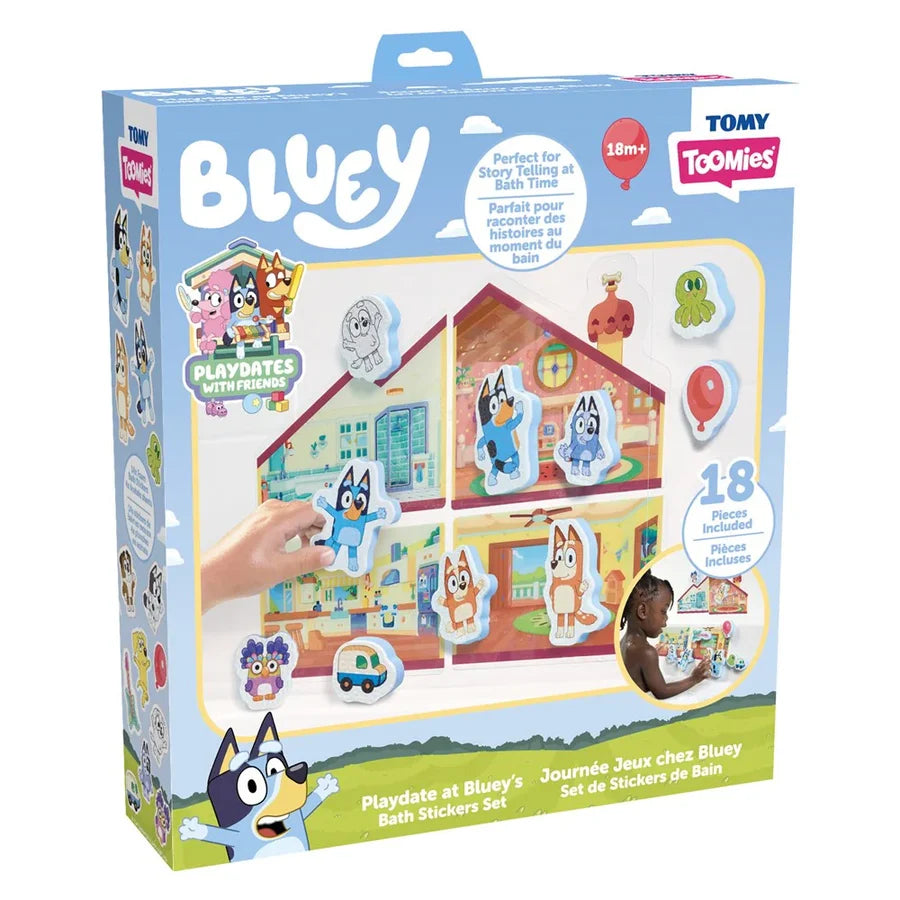 Blueys House Bath Stickers