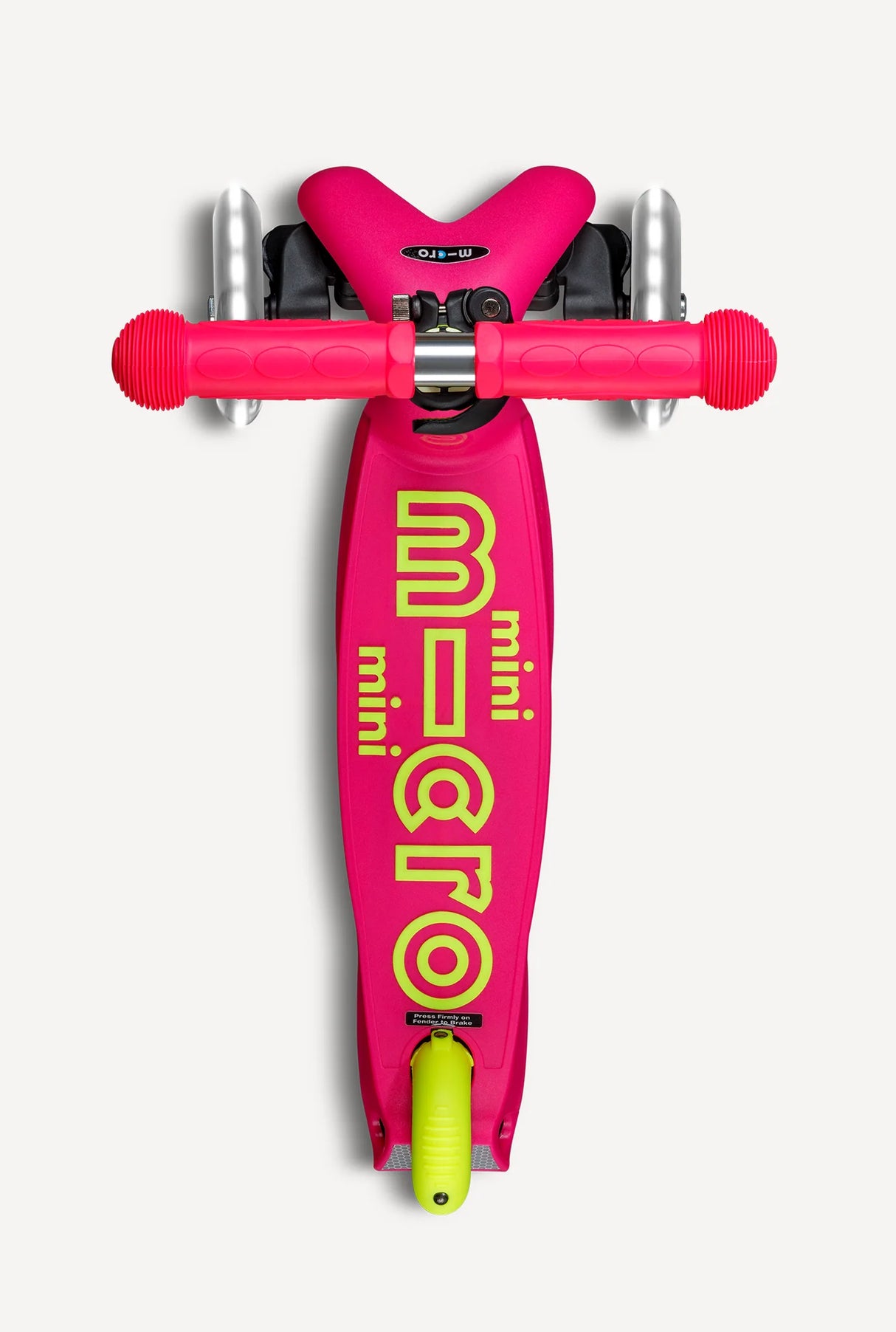 Mini Deluxe LED Foldable Flamingo Pinl/Yellow Scooter