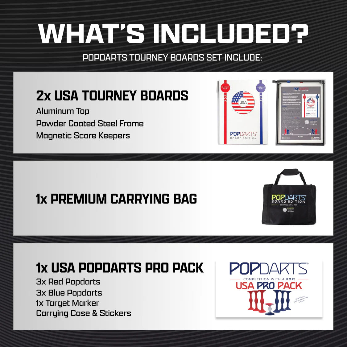 USA Board Complete Set Popdarts