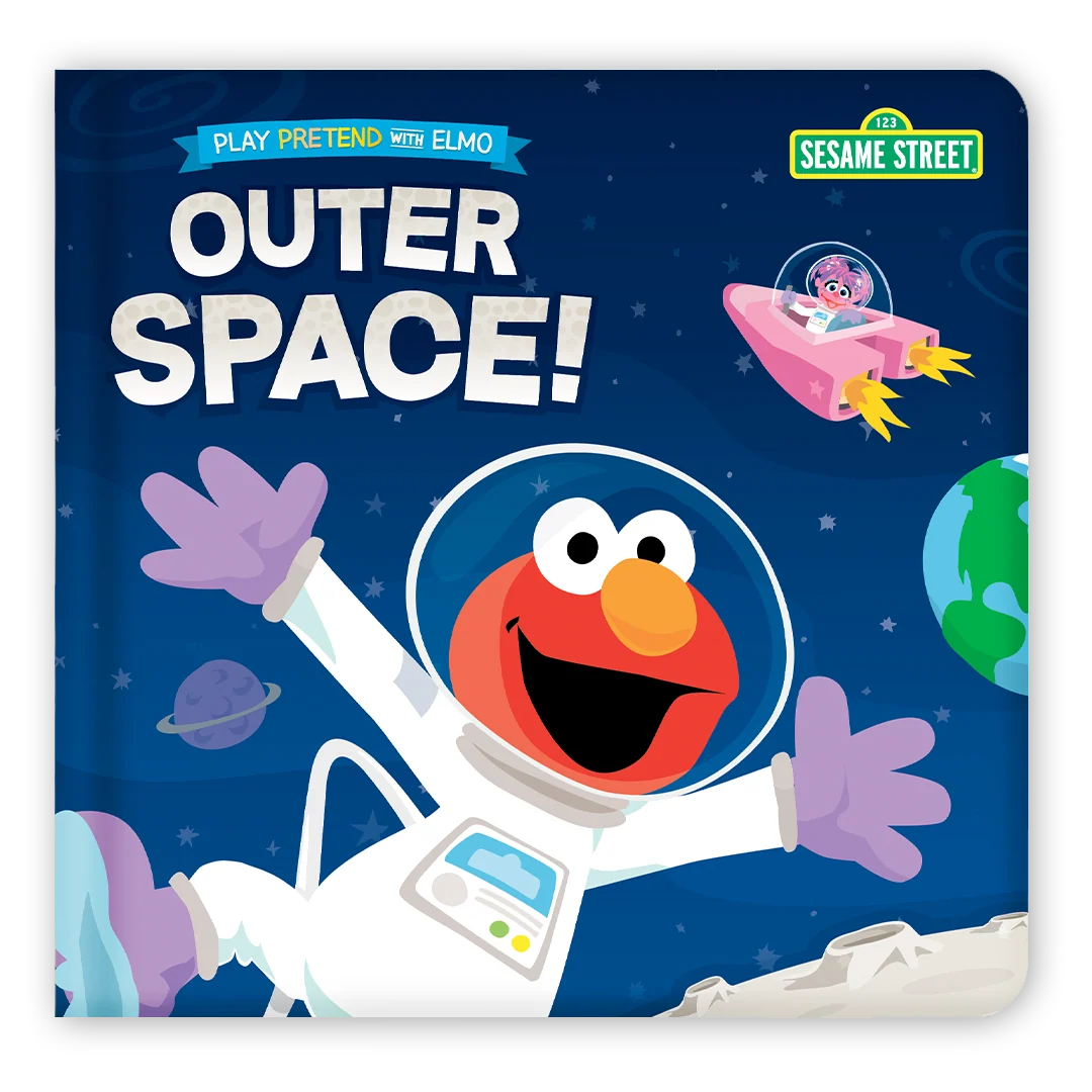 Light-Up Library Play Pretend With Elmo Outer Space