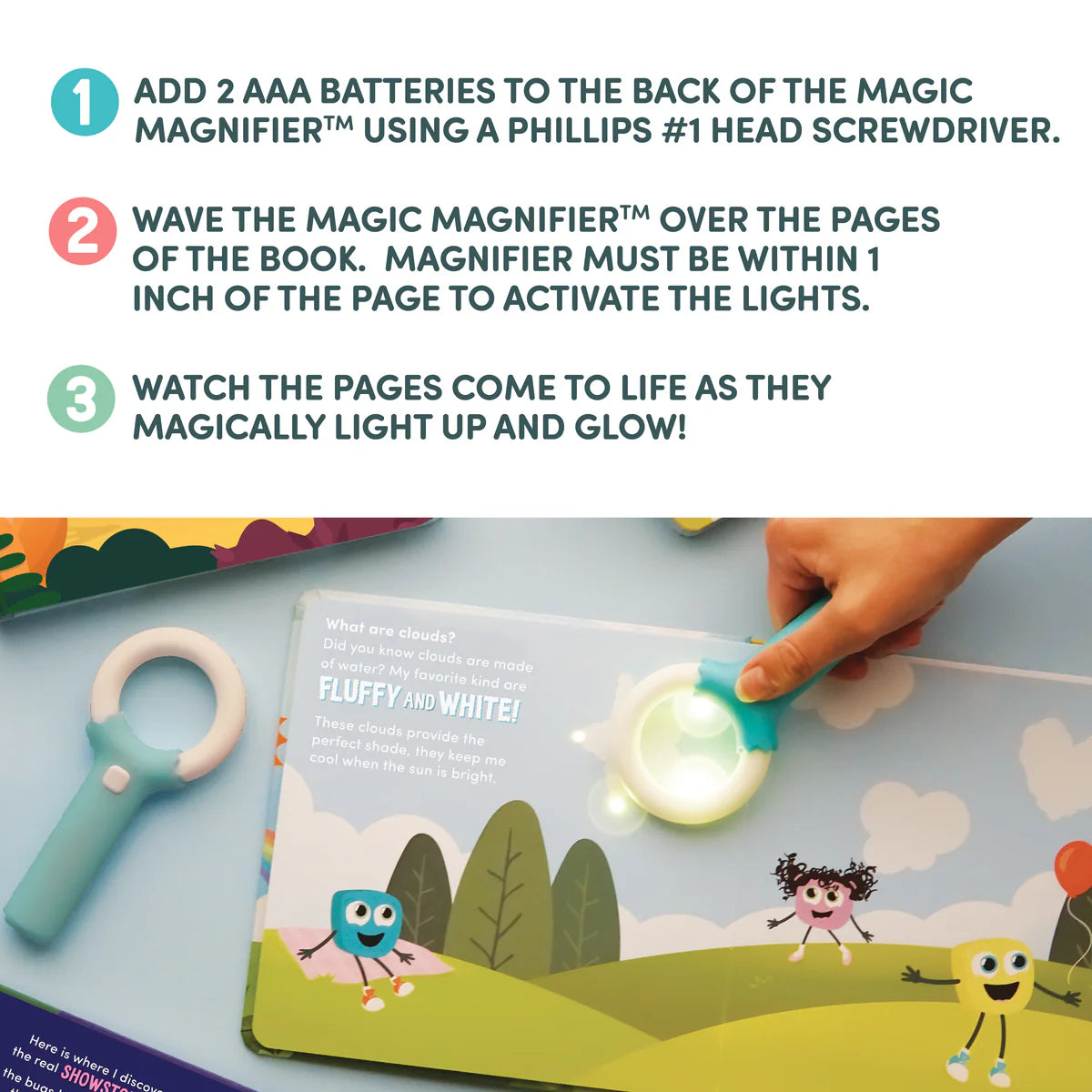 Weather Glo Pals Alex Light Up Book