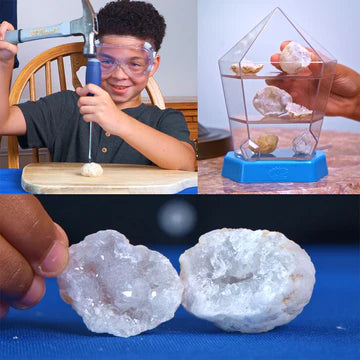 Wow in the World Break Open Crystal Geodes