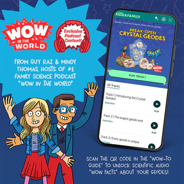Wow in the World Break Open Crystal Geodes
