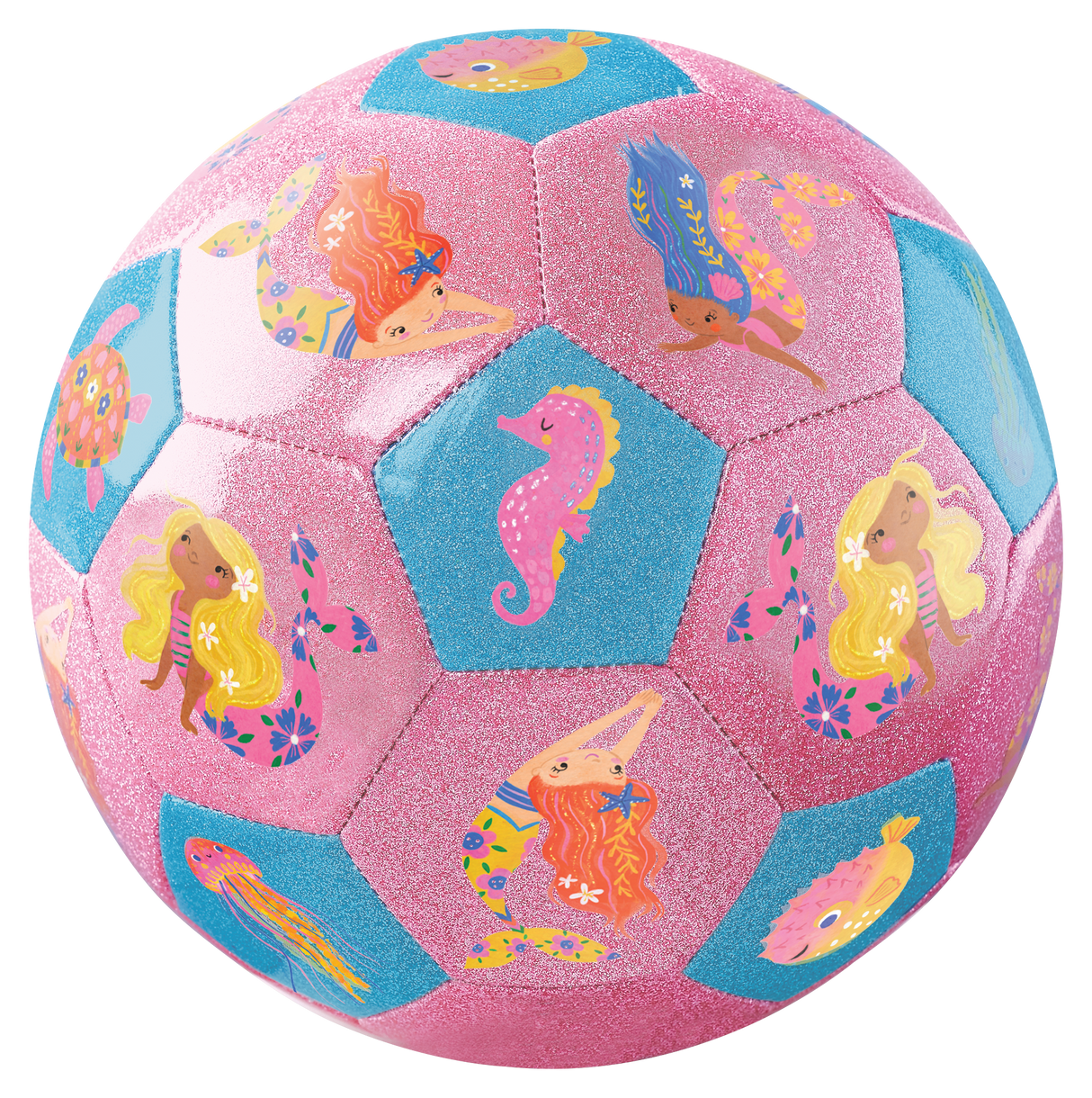 Mermaids Glitter Soccer Ball