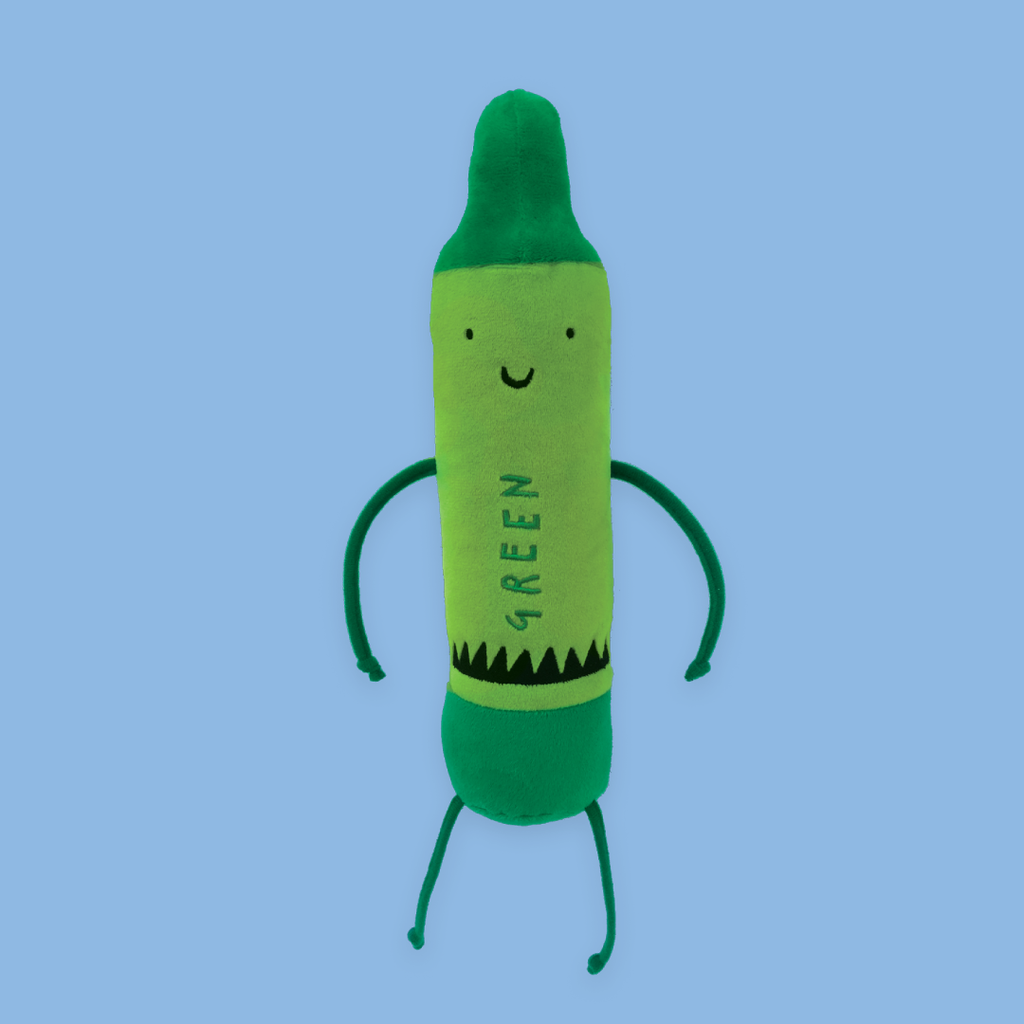 The Day the Crayons Quit 12" Plush - Green Crayon