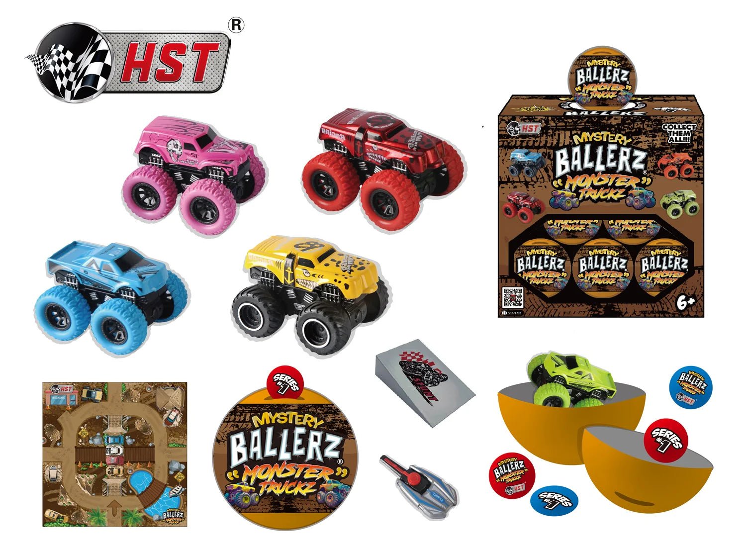 Mystery Ballerz Monster Truck (sold individually)