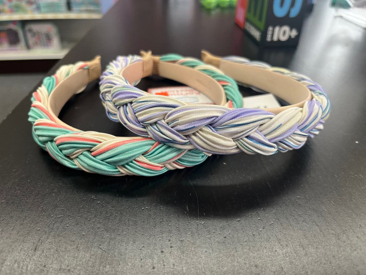 Satin Boho Braid Headband