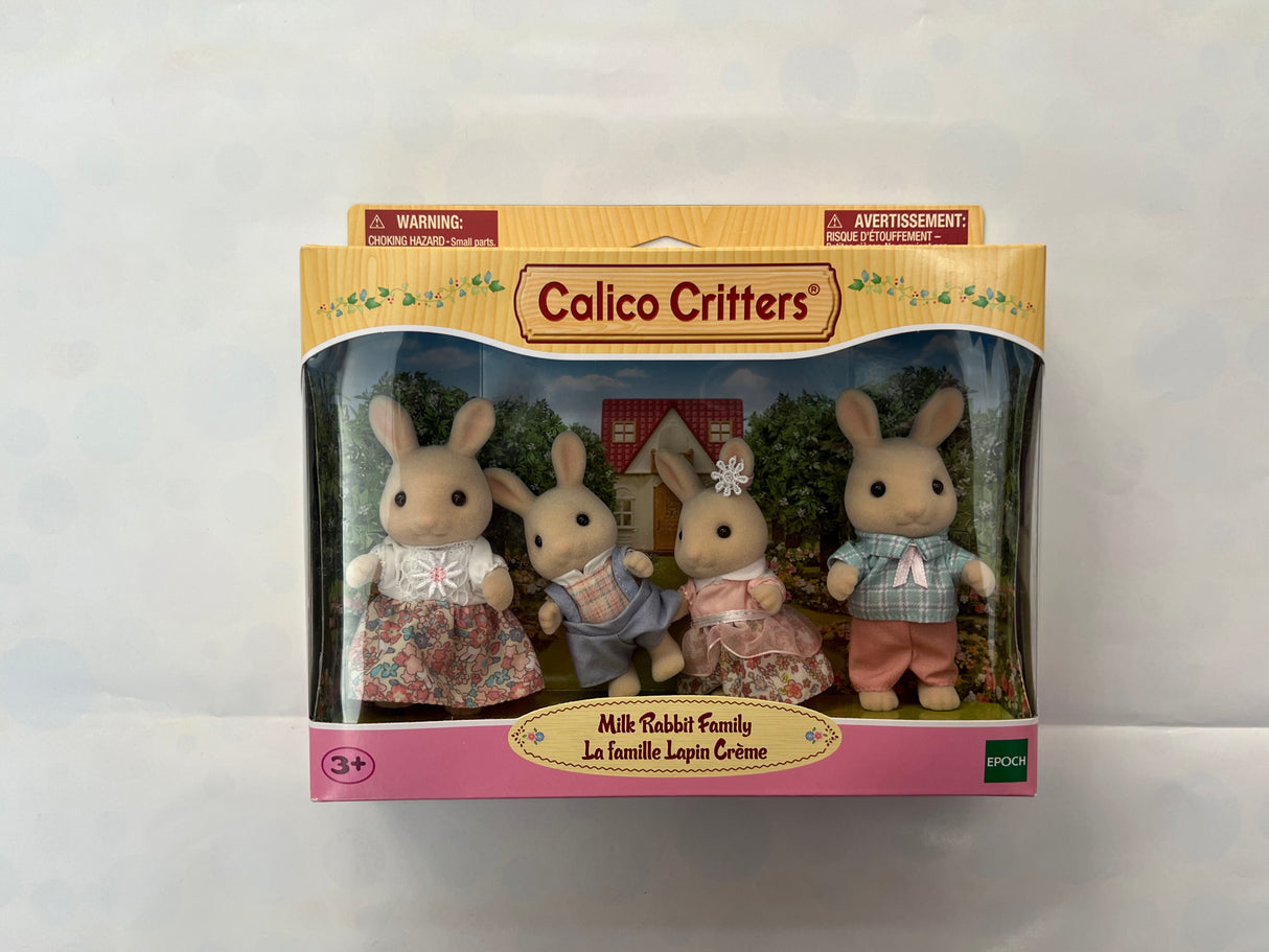 Calico Critters Milk Rabbit Family