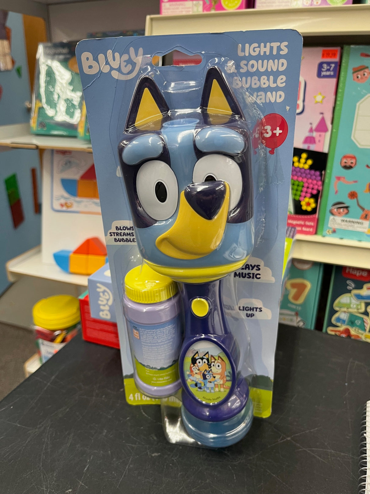 Bluey Lights And Sound Bubble Wand