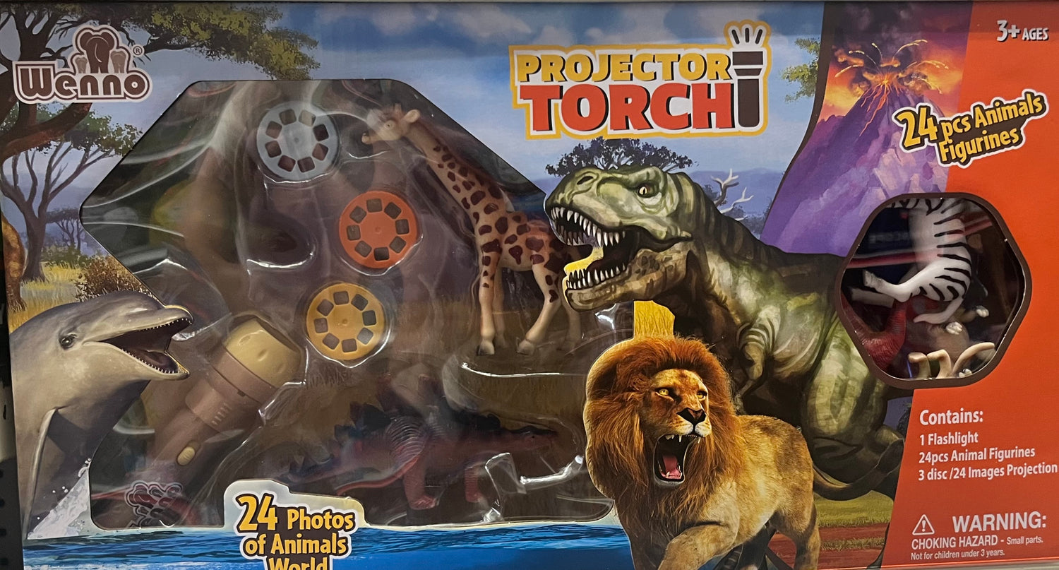 Animal Figures and Projector 28 pc