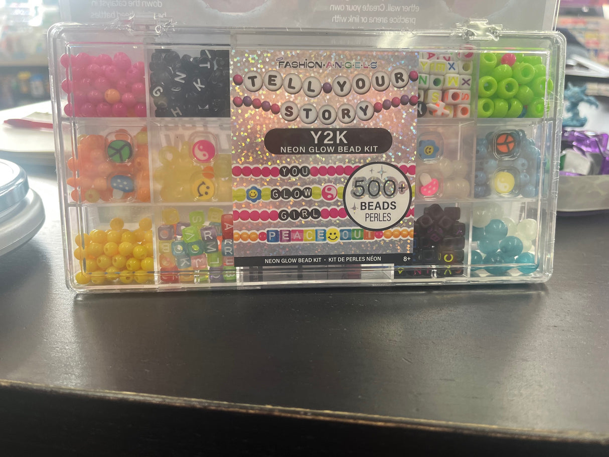 Tell Your Story Y2K Neon Glow Beads