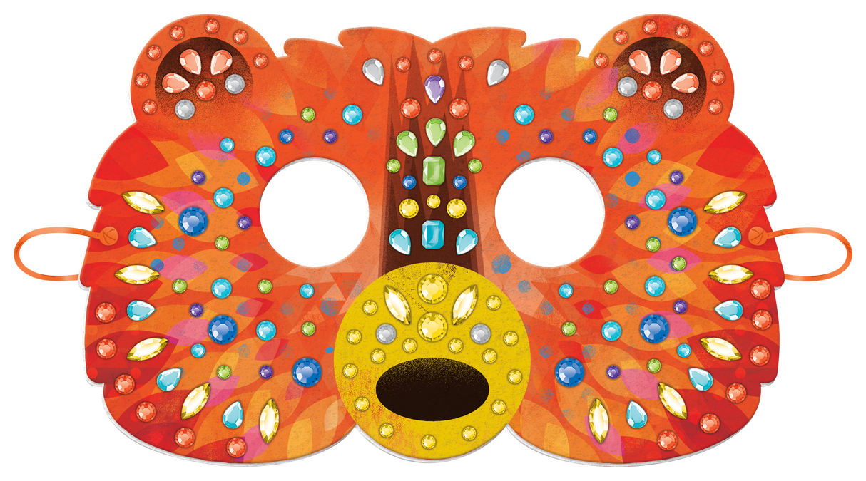 Animal Masks Jewel Art