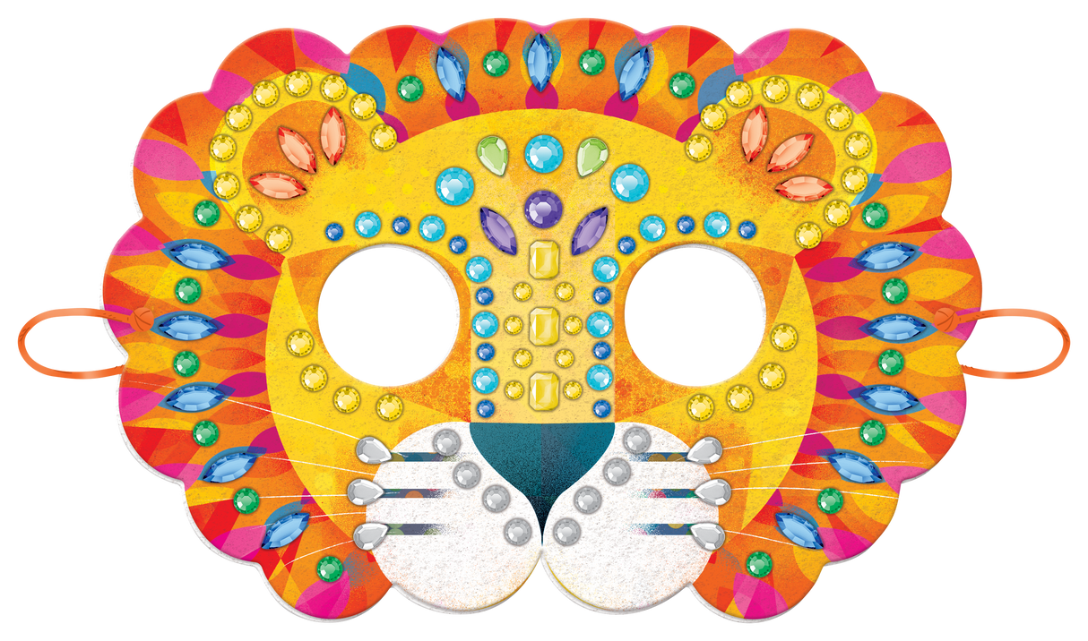 Animal Masks Jewel Art