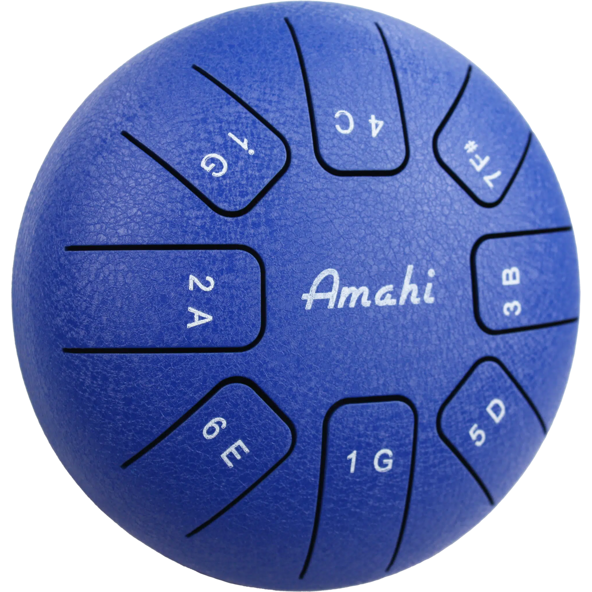 Blue 6In Steel Tongue Drum