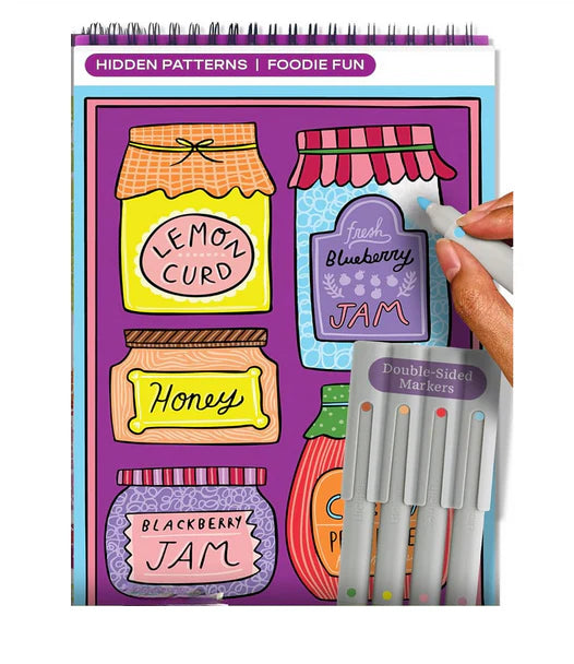 Foodie Fun Hidden Patterns Flowart