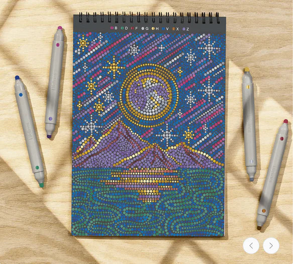 FlowArt Into The Galaxy Dot By Letter