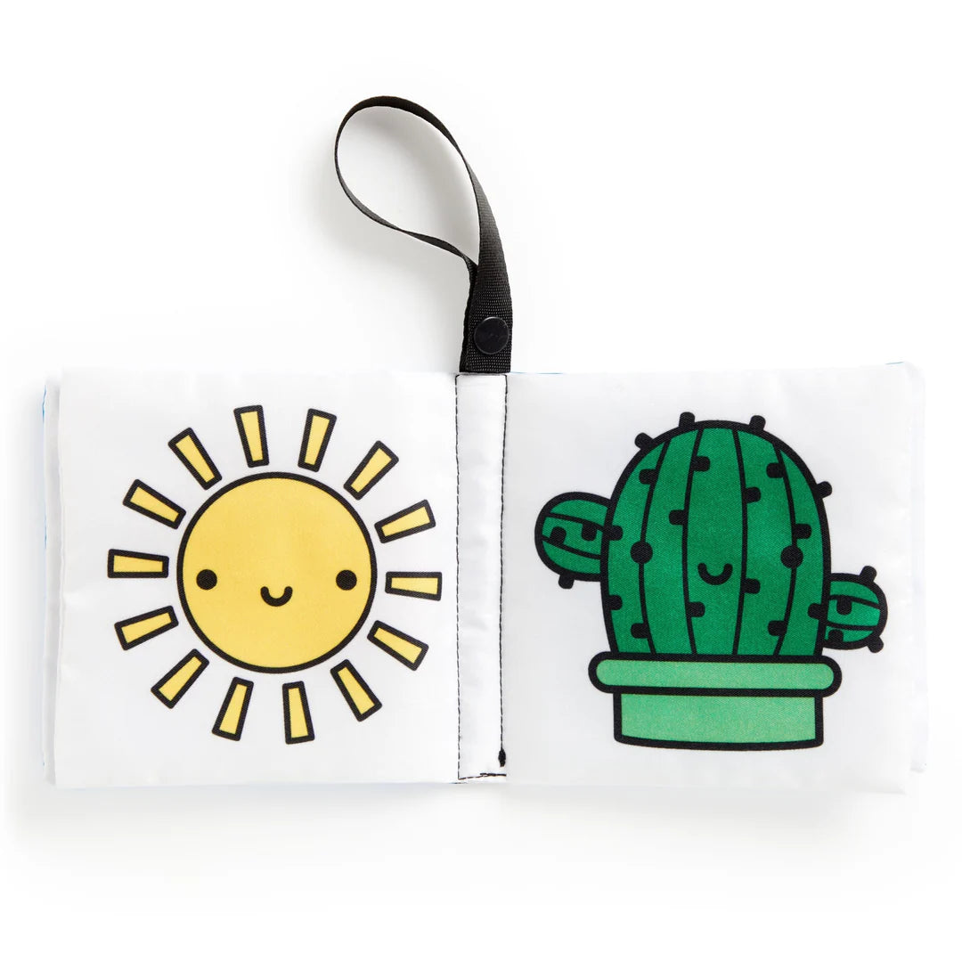 Rainbow World Crinkle Stroller Book